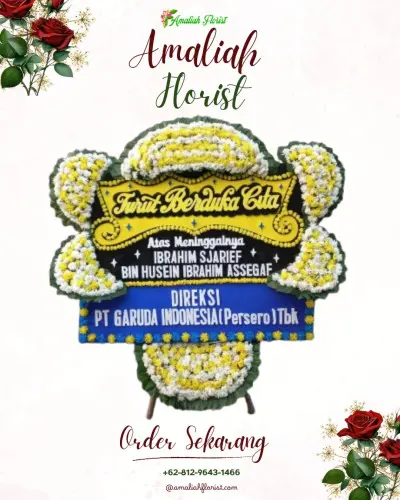 Papan Bunga Duka di Ardimulyo